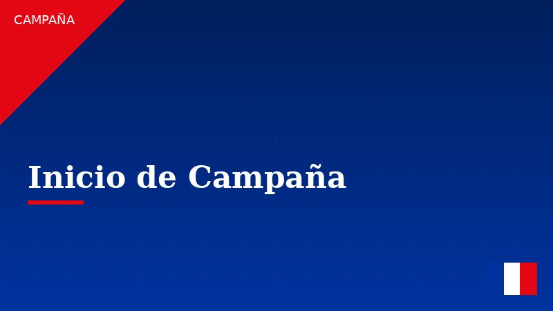 Inicio de campaña